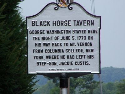 Black Horse Tavern Marker. Click for full size. Black Horse Tavern Marker image. Click for full size.