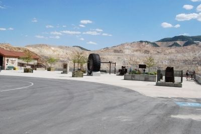 This and other markers at Bingham Canyon Visitors' Center image. Click for full size.