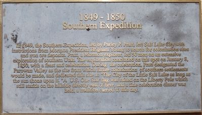 Southern Expedition, 1849-1850 Marker image. Click for full size.