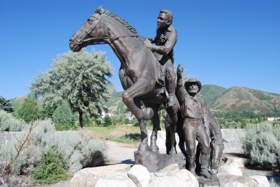 The Pony Express Monument. Click for full size. The Pony Express Monument image. Click for full size.