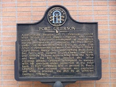 Fort Grierson Marker image. Click for full size.
