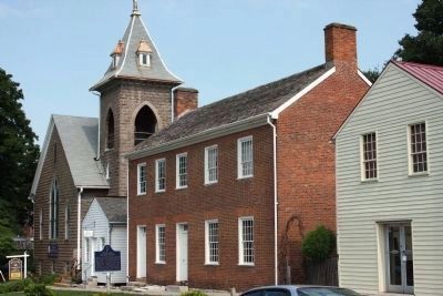 "Governor's Headquarters" and Marker. Click for full size. "Governor's Headquarters" and Marker image. Click for full size.