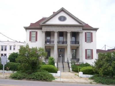 Graniteville Mill Marker, with Main ( Office) Building. Click for full size. Graniteville Mill Marker, with Main ( Office) Building image. Click for full size.