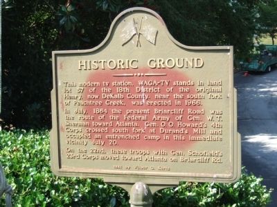Historic Ground Marker. Click for full size. Historic Ground Marker image. Click for full size.