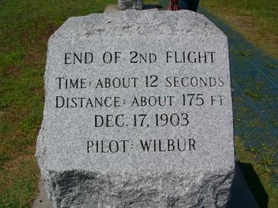 End of 2nd Flight Marker image. Click for full size.