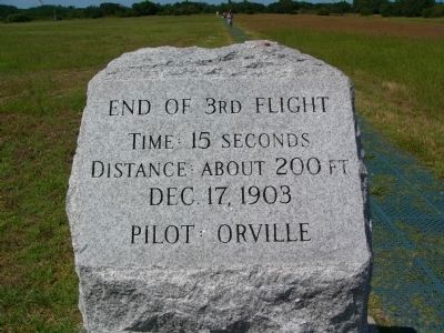 End of 3rd Flight Marker image. Click for full size.