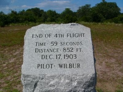 End of 4th Flight Marker image. Click for full size.