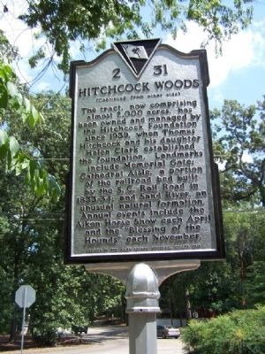 Hitchcock Woods Marker ( Reverse) image. Click for full size.
