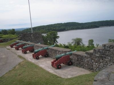 Artillery at Fort Ticonderoga. Click for full size. Artillery at Fort Ticonderoga image. Click for full size.