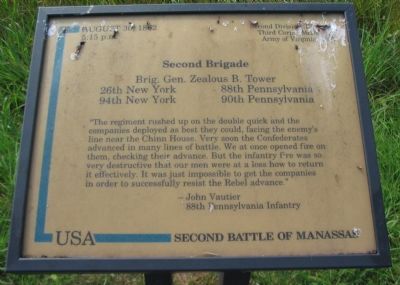 Second Brigade Marker image. Click for full size.
