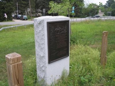 Knox Trail Marker in Bemis Heights image. Click for full size.
