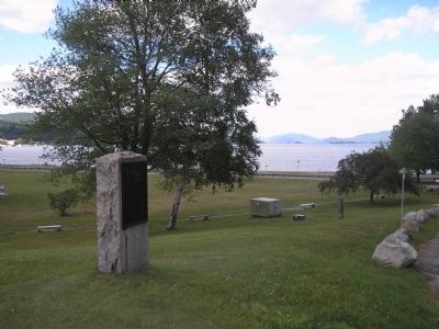 Lake George Marker. Click for full size. Lake George Marker image. Click for full size.