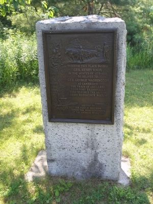 Gen. Henry Knox Trail Marker. Click for full size. Gen. Henry Knox Trail Marker image. Click for full size.