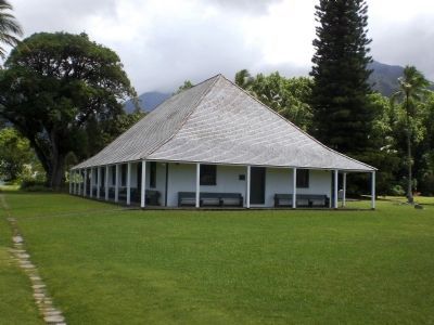 Waioli Mission Hall, built 1841 image. Click for full size.