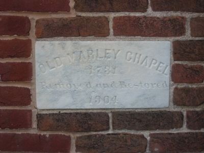 Old Marley Chapel Stone image. Click for full size.