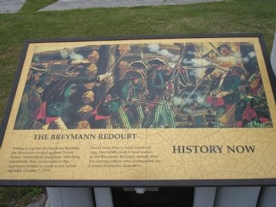 The Breymann Redoubt Marker image. Click for full size.
