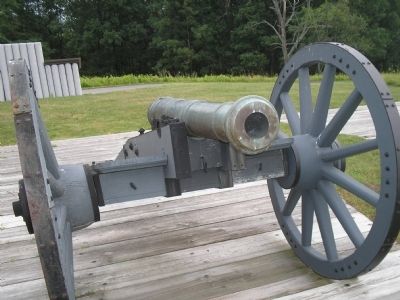 Artillery at Breymann Redoubt. Click for full size. Artillery at Breymann Redoubt image. Click for full size.