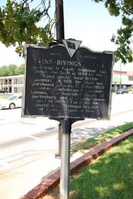 Evins-Bivings House Marker image. Click for full size.