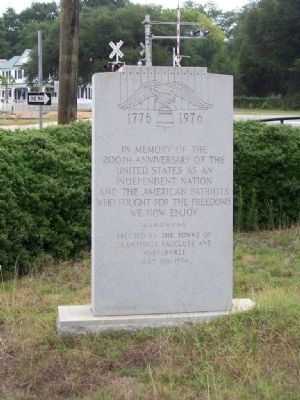 200th Anniversary of the United States Marker image. Click for full size.