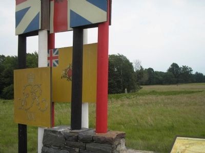 Main British Encampment Marker image. Click for full size.