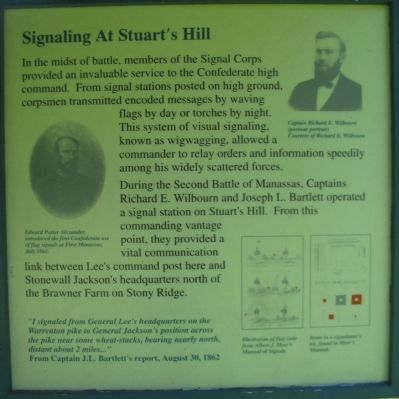 Signaling at Stuart's Hill - Right Side Panel image. Click for full size.