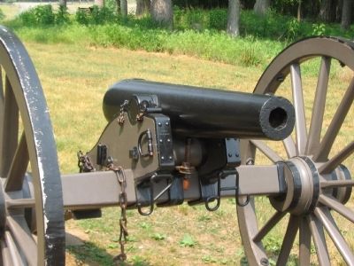3 inch Confederate Rifled Cannon image. Click for full size.