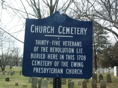 Church Cemetery Marker image. Click for full size.