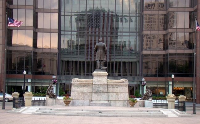 William McKinley Faces Office Building Across High Street. Click for full size. William McKinley Faces Office Building Across High Street image. Click for full size.