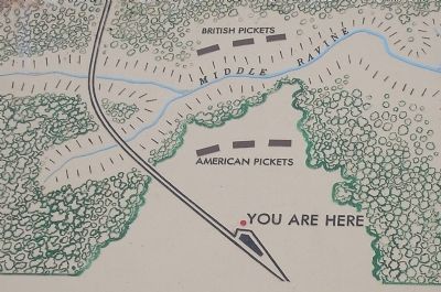 Map of Chatfield Farm Area from Marker image. Click for full size.