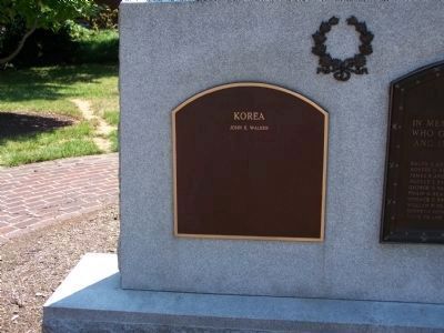 Korea Plaque. Click for full size. Korea Plaque image. Click for full size.