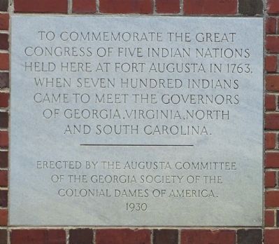 Five Indian Nations Marker image. Click for full size.