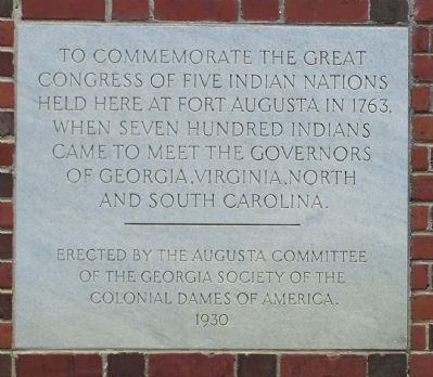 Five Indian Nations Marker. Click for full size. Five Indian Nations Marker image. Click for full size.