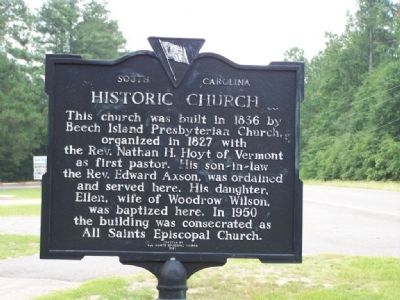 Historic Church Marker. Click for full size. Historic Church Marker image. Click for full size.