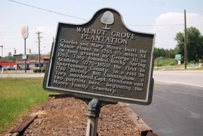 Walnut Grove Plantation Marker image. Click for full size.