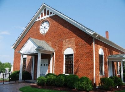 Nazareth Presbyterian Church -<br>Northwest Sanctuary Entrance image. Click for full size.