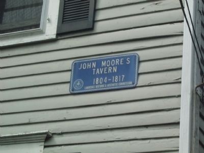 John Moores Tavern Marker image. Click for full size.