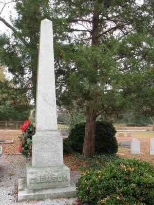 Thomas Green Clemson Monument image. Click for full size.