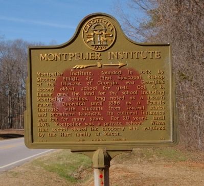 Montpelier Institute Marker image. Click for full size.