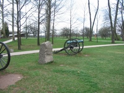Ninth Mass. Battery Monument. Click for full size. Ninth Mass. Battery Monument image. Click for full size.