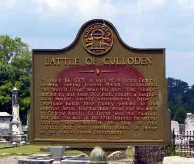 Battle of Culloden Marker image. Click for full size.