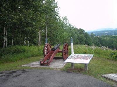 Marker in Saratoga National Historical Park image. Click for full size.