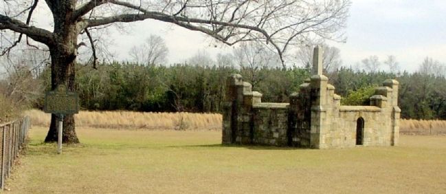 Gov. Troup's Tomb and Marker image. Click for full size.