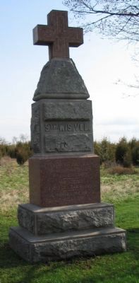 5th Wisconsin Volunteers Monument. Click for full size. 5th Wisconsin Volunteers Monument image. Click for full size.