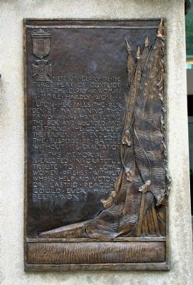 Right Tablet on Back of Monument image. Click for full size.