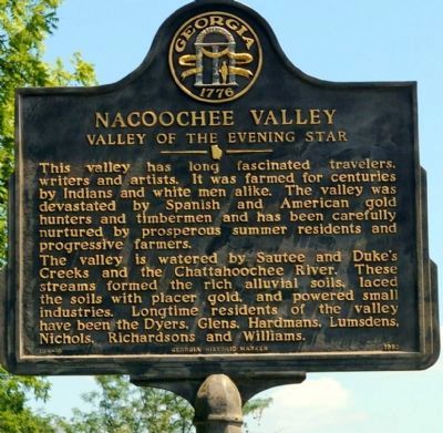 Nacoochee Valley Marker image. Click for full size.