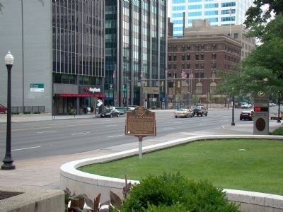 Marker at Broad Street image. Click for full size.