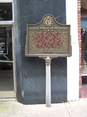 William Makepeace Thackeray Marker. Click for full size. William Makepeace Thackeray Marker image. Click for full size.