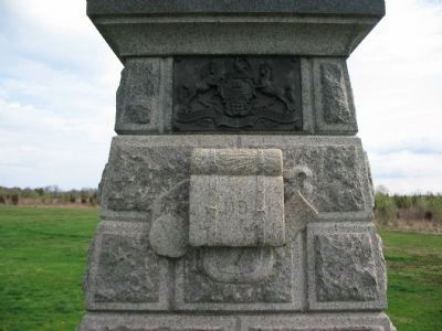 Detail of Front and State Crest of Arms image. Click for full size.