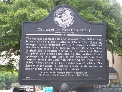 Church Of The Most Holy Trinity Marker image. Click for full size.