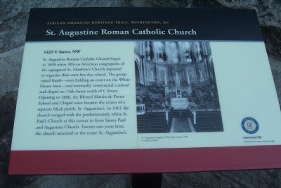 Saint Augustine Roman Catholic Church Marker image. Click for full size.